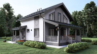 Проект Проект 2GD-14: 143,7 м², 2-этажный, газобетонный
