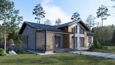 Проект Проект 2GD-17: 185,5 м², 2-этажный, газобетонный